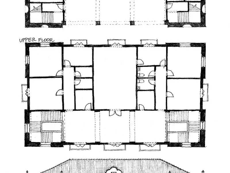 Town-Hall-Plans-and-elevations-center